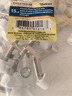 15pc Gatehouse Hinge Pin Door Stops Stopper- Satin Nickel - 0549337 - New