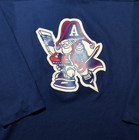 Vintage Milwaukee Admirals Hockey Jersey Mens Xxl Blue Big Logo Sp Brand Ahl