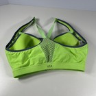Victoria s Secret Vsx Sport Knockout Front Close Zip Sports Bra 34d Green