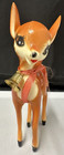 Vintage Christmas Reindeer Celluloid Plastic Deer Fawn Bambi Made In Japan 