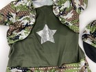 Girls Size Large Green Camo Dance Dress With Hat Competition Kicks