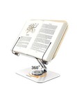Book Stand For Reading  Adjustable Holder With 360   Rotating Base   Page 