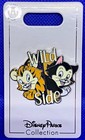 Disney Parks 2 Pin Lot Figaro Wild Side   Great Mouse Detective - New