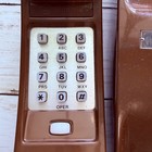 Vintage Western Electric Trimline Brown Push Button Desk Phone Bell System Mcm