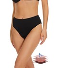  Period Swimwear Bikini Menstrual Leakproof Swim Bottoms Upf Small Dark Black