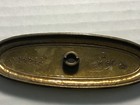 Lot Of 16   Vtg Keeler Brass Co  kbc  Oval Backplates   Porcelain Knobs