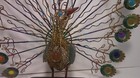 Vintage Metal Wire Sculpture Peacock 13 