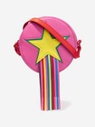 Stella Mccartney Girls Round Starburst Crossbody In Pink  Excellent Condition 