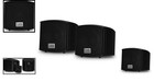 Versatile 400w Mountable Bookshelf Speakers In Black - Perfect For Home Theater