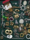 Costume Jewelry Brooch Lot Atlanta Watch Jj Robert Ajc     trifari Gerrys Julianna