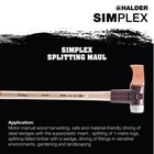 Halder Usa Simplex Splitting Maul 3007 16