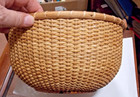 Nantucket Style Handled Woven Basket