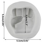 Taoxibei Fist Polymer Clay Molds Fist Silicone Resin Mold