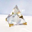  Crystal Pyramid Prism  Feng Shui Crafts Meditation Crystal With 3 15inch 80mm
