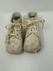 Vintage Mrs  Day   s Ideal Baby Crib Shoes 2 Pair White Style  284 Usa Sz Med A0