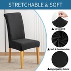 4 6pcs Waterproof Chair Seat Covers For Dining Room Form Fit Seat Covers