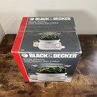 Black   Decker Hs80 Handy Steamer Food Steamer rice Cooker New In Box Vintage 