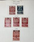 Rare 1944-1945  Poland 25gr   50gr Stamp Mint Hinged