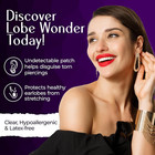 Lobe Wonder - The Original Ear Lobe Support Patch For Pierced Ears - Eliminates