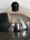 Vintage 50s West Bend Penguin Hot   Cold Server Ice Bucket Bakelite Handles Mcm