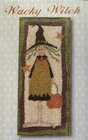 Pine Mountain Designs Wacky Witch Punch Needle Pattern P36 New Sandra Workman
