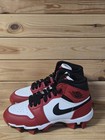 Size 2y - Jordan 1 Mid Mcs Kids Baseball Cleats Red White Black Hf6883-106