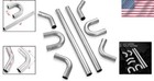 Lcgp 3 Inch Diy Custom Exhaust Pipe Mild Steel Elbow Straight Pipe U-shaped Pipe