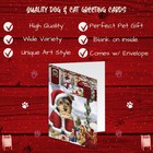Dear Santa Mailbox Christmas Letter Australian Terrier Dog Greeting Cards - A   