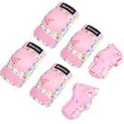  Knee Elbow Pads For Kids  Knee Pads And Elbow Pads S 3-7 Years  Pink Leopard