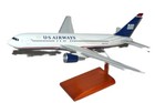 Us Air Boeing 767-200 Old Color N649us Desk Top Display 1 100 Model Sc Airplane
