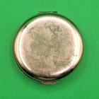 Vintage Round 5 Point Star Rhinestone Inlay Mirror Compact