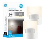 Ge Led Night Light Motion Sensor Plug-in Ul Listed  White  40 Lumens 2 Pack