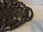 Antique German Black Forest Hand Carved Wood Bowl  j