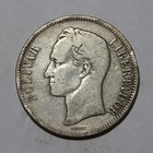 1903 Venezuela Silver Five 5 Bolivar Better Date   200k Mint  -822-