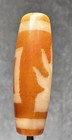 Tibetan Holy Plant Earth Old Red Agate  Dzi Bead  Talisman  Translucent         