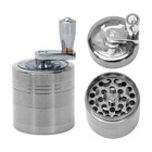 4 Pcs Herb Tobacco Grinder Spice Herbal Metal Smoke Crusher Handle Hand Muller
