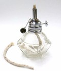 Alcohol Lamp Burner Glass Spirit Lamp With 3 16  Adjustable Wick   1 Extra Wick