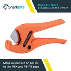 Pipe Cutter Tool Cuts 1 4 To 1 Inch Orange Handles Plumbing Fittings Pex Pe-rt
