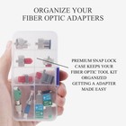 10pcs Fiber Optic Adapter Kit Otdr Adapter Sc Fc St Lc Connector For Otdr Tester
