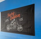 Harley Davidson Flag 3x5 Ft Banner Shop Garage Harley-davidson