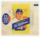 1959 Fleer Ted Williams Baseball 5 Cent Wax Wrapper