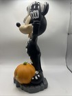 12     Disney Halloween Mickey Mouse Skeleton Costume  Pumpkin Statue Figure New