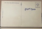 Vintage Linen Postcard Cbs Columbia Broadcasting Station Radio City Hollywood   