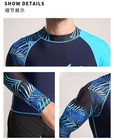Y772s Men s Rash Guard Long Sleeved Surfing Swim Top Shirts   Pants Set Wetsuits