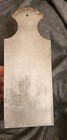 Primitive Colonial Wall Mount Black Punched Tin Matchbox Holder 8  Antique Style