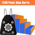 1200 Pack Refill Darts Compatible With Nerf Guns  Refill Bullet Darts Foam Darts