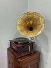 Antique Gramophone  Fully Functional Working Phonograph  Win-up Record Player