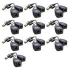 10pc Cctv Coax Bnc Video   Power Balun Transceiver To Cat5e 6 Rj45 Connector