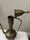 Handmade Middle Eastern Brass Engraved Coffee Pot With Intricate Designs