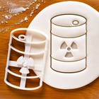 3 Radioactive Science Cookie Cutters - Nuclear Waste  Plutonium  Uranium Element
